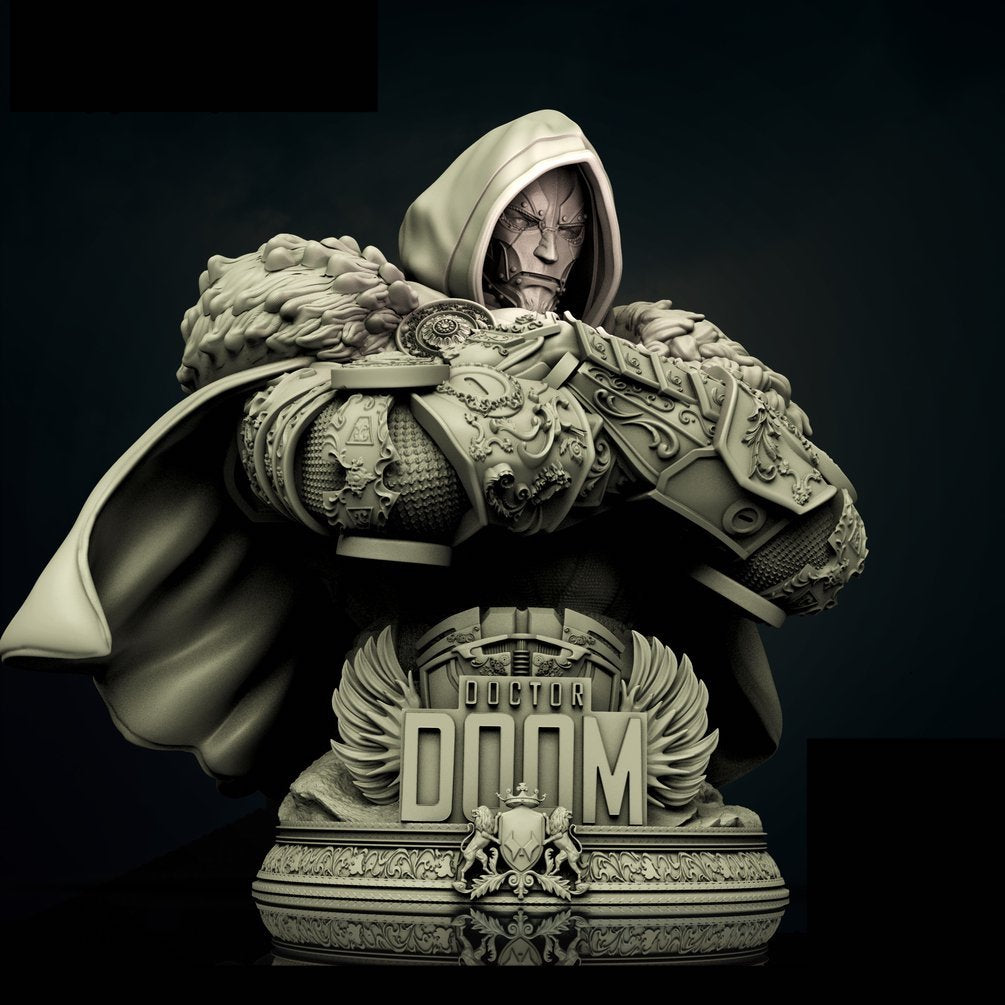 Hooded Doctor Bust